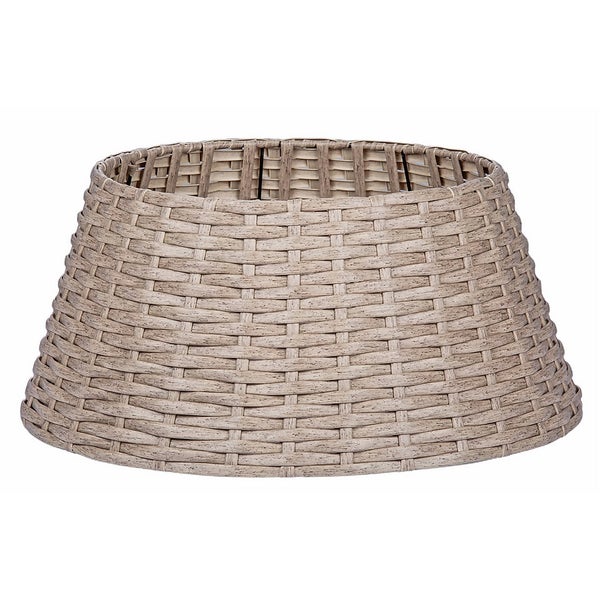 Natural Circular Christmas Tree Skirt 56cm Homebase