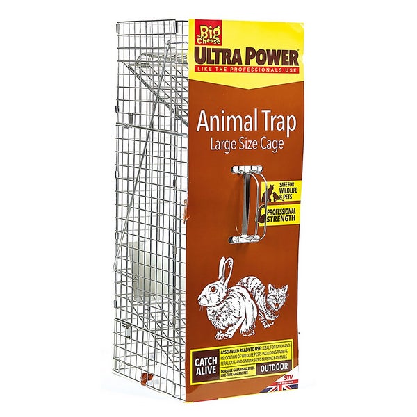 The Big Cheese Animal Trap Easy to Set, Large Humane Trap for Rats, Squirrels and Wildlife