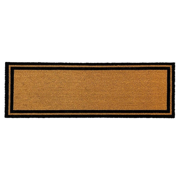 Border Patio PVC & Coir Doormat 39 x 119cm Homebase