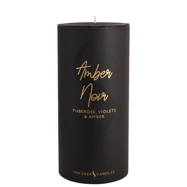 Shearer Candles Scented Candles Pillar Couture Amber Noir Fragrance