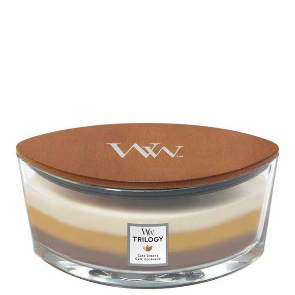 WoodWick Trilogy Candles Café Sweets Ellipse Candle 453.6g / 16 oz