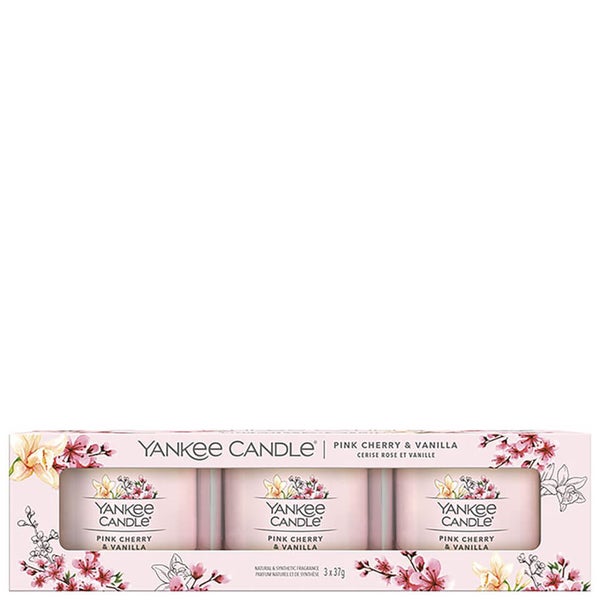 Yankee Candle Gifts & Sets 3 Pack Filled Votive Pink Cherry Vanilla
