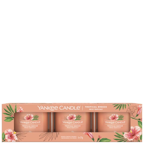 Yankee Candle Gifts & Sets 3 Pack Filled Votive Tropical Breeze