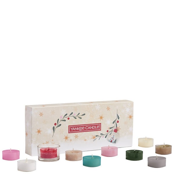 Yankee Candle Christmas 2022 10 Tealight Holder Gift Set Fragrance Direct