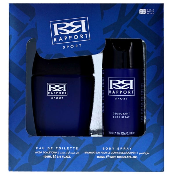 Rapport Sport Eau de Toilette Spray 100ml Gift Set Fragrance Direct