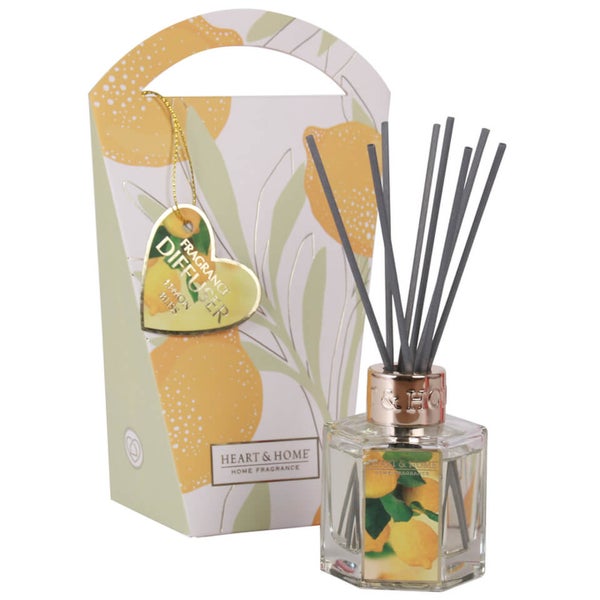 Heart & Home Reed Diffusers Lemon Bliss 70ml Fragrance Direct