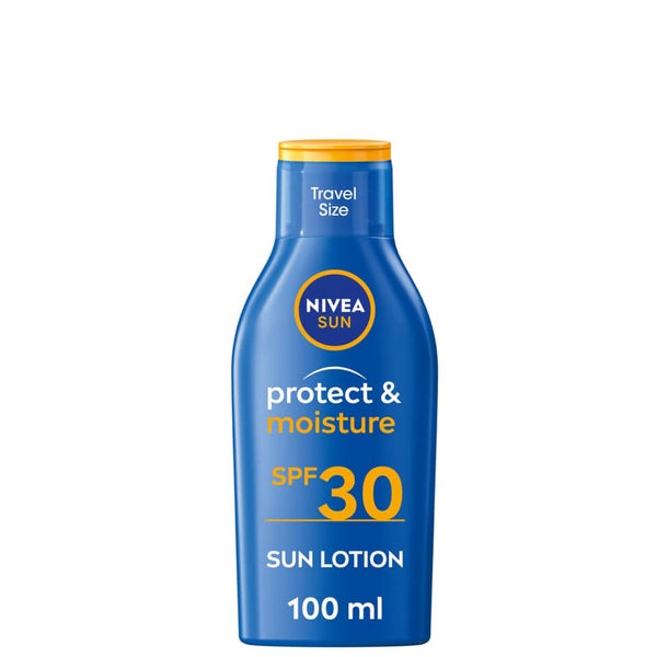 NIVEA SUN Protect and Moisture Sun Lotion SPF30 100ml - LOOKFANTASTIC