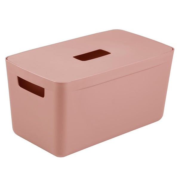 Inabox Home Storage Box & Lid 8L Desert Clay Homebase