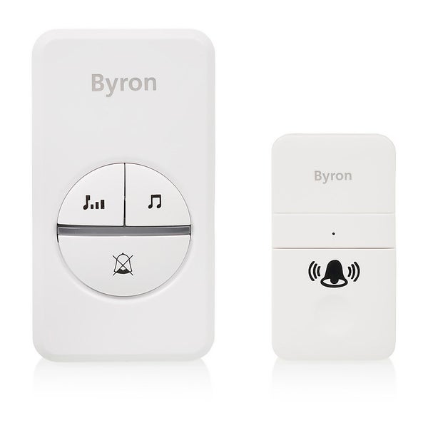 Byron Plug In Doorbell White Homebase