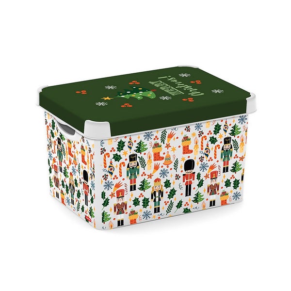 Curver Nutcracker Christmas Eve Deco Storage Box 22L Homebase