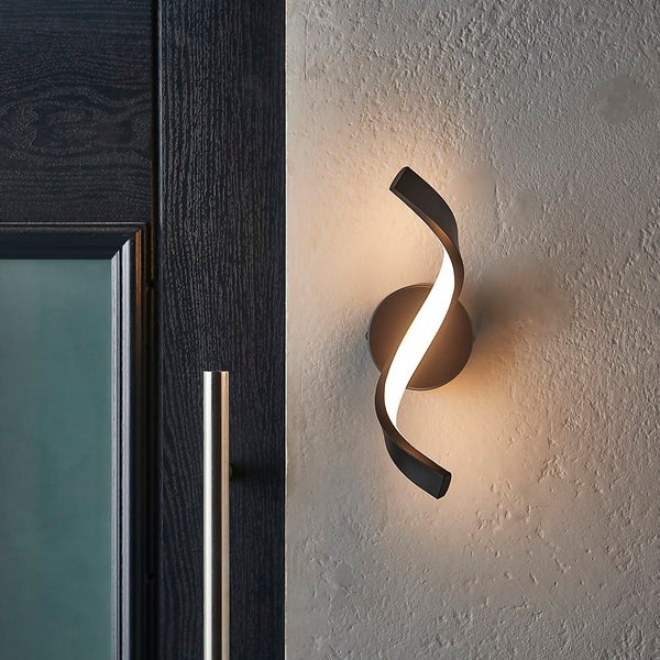 LED Spiral Outdoor Wall Light Homebase