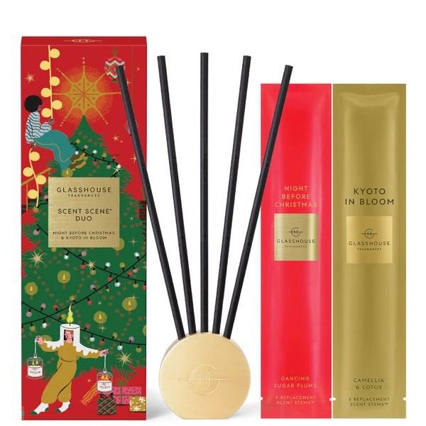Glasshouse Fragrances Kyoto in Bloom and Night Before Christmas Scent