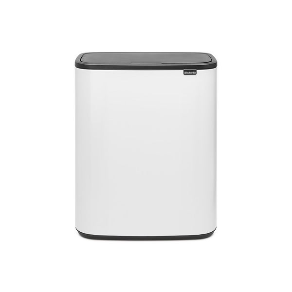 Brabantia Bo Touch Bin 2x 30L White Homebase
