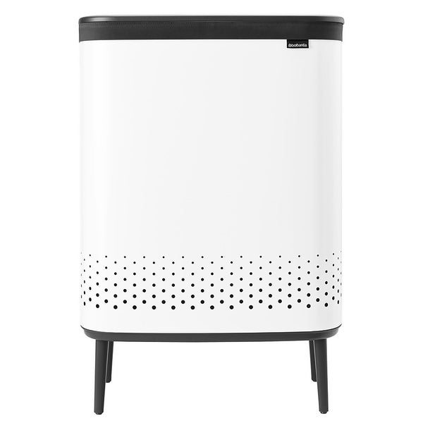 Brabantia Bo Laundry Bin Hi 2x 45L White Homebase
