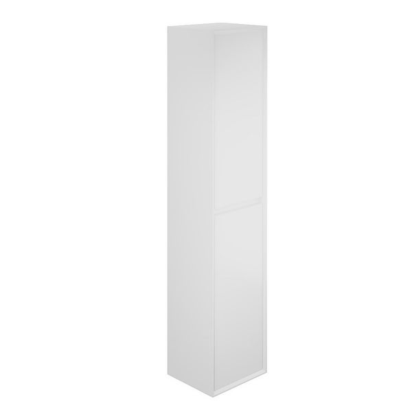 Madison Handleless Tall Bathroom Storage Unit White Homebase
