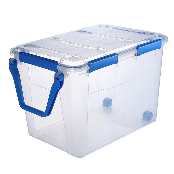 Ezy Storage Waterproof 100L Storage Box with Handle Homebase