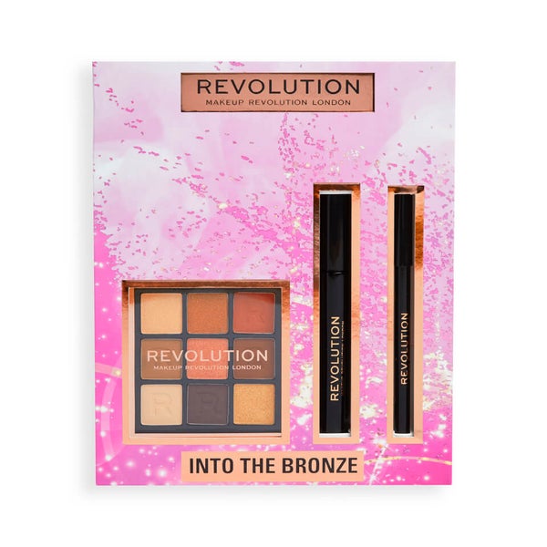 Makeup Revolution Into The Bronze Eye Set Gift Set lookfantastic 台灣站
