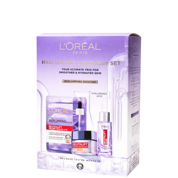 L'Oréal Paris Hyaluronic Discovery Set Gift Set Your Ultimate Trio for