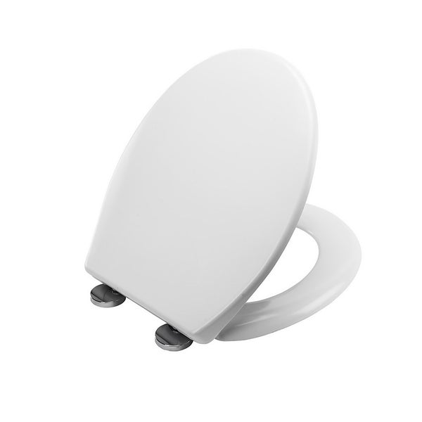 Croydex Constance FlexiFix Soft Close Toilet Seat White Homebase