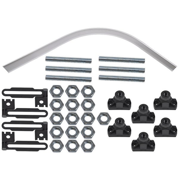 Aqualux 45mm 1200mm Offset Quadrant Tray Riser Kit and Legs Homebase