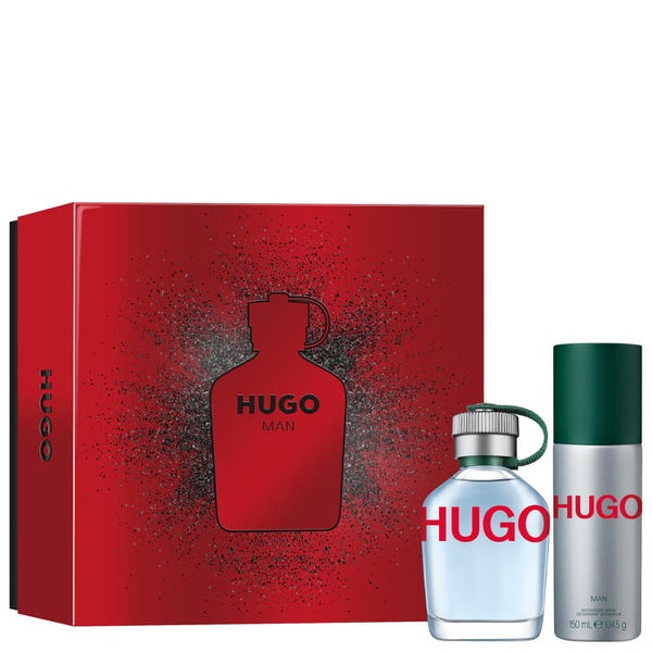 HUGO BOSS Christmas 2023 HUGO Man Eau de Toilette Spray 75ml Gift Set