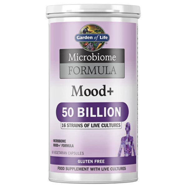 Microbiome Mood+ Shelf 60 Capsules Garden of Life UK