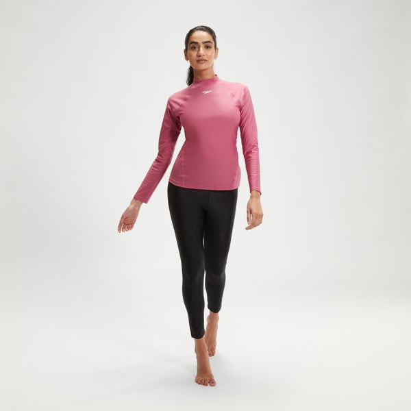 Speedo Herren Langarm Rash Top Mit LSF 40 – Schnell Trocknend, Chlorbeständig & Aus Recyceltem Material