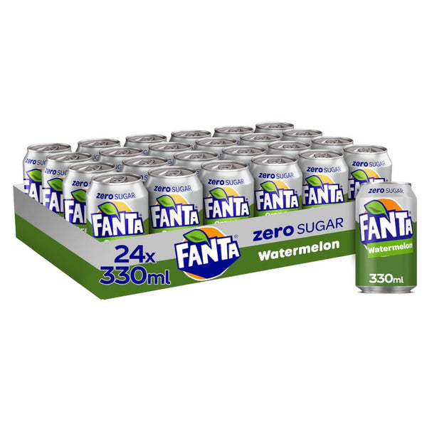 Fanta Watermelon Zero 24 x 330ml Your CocaCola UK