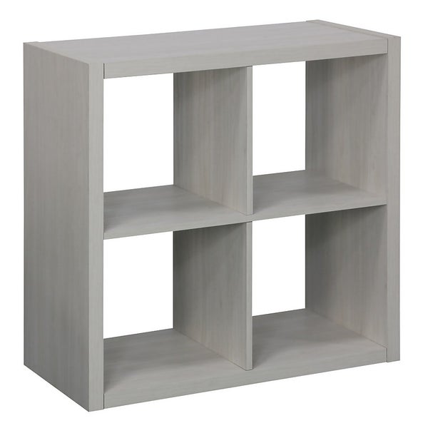 2x2 Storage Cube Whitewash Effect Homebase