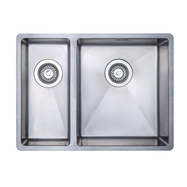 Carysil 1.5 Bowl Inset/Undermount Steel Kitchen Sink RH Main Bowl