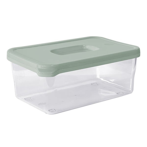 Plastic Storage Container 1.8L Sage Homebase