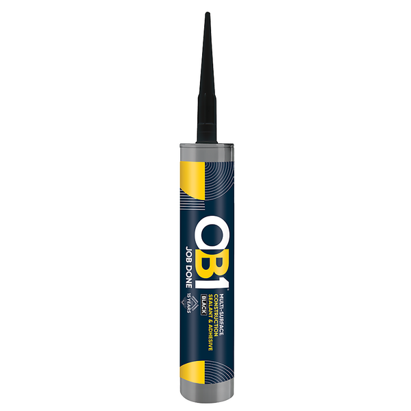 Multi Surface Sealant & Adhesive Black 290ml Homebase