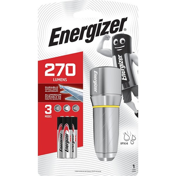 Energizer Metal Vision HD Compact LED Torch Homebase
