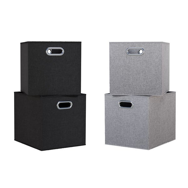 Clever Cube Inserts Set of 4 Silver & Pepper Homebase