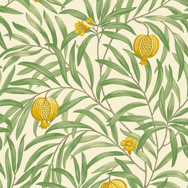 Belgravia Décor Pomegranate Yellow Wallpaper Homebase