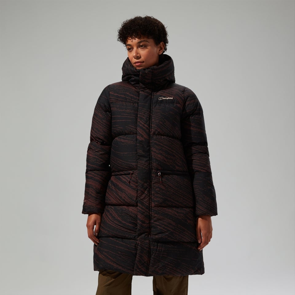 Combust Reflect Lange Jacke für Damen - Schwarz | Berghaus