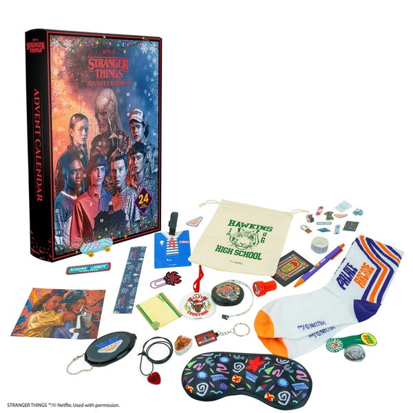 Stranger Things Advent Calendar 2024 Merchandise Zavvi US