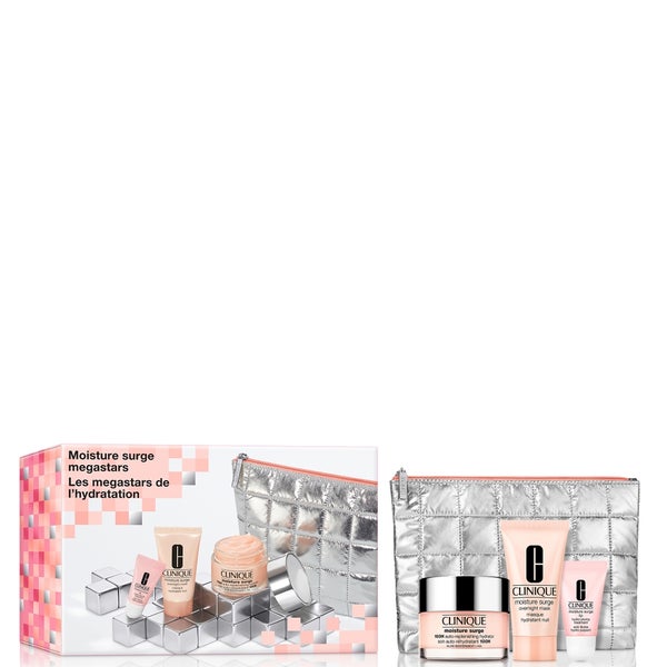 Clinique Moisture Surge Megastars Hydrating Skincare Gift Set (Worth 115.00) LOOKFANTASTIC AU