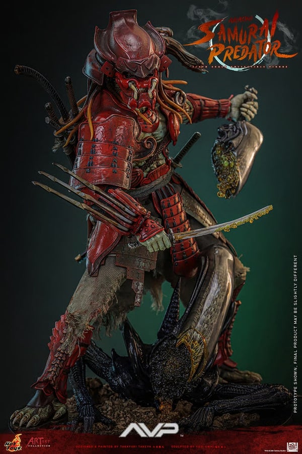 Hot Toys Akaoni Samurai Predator 16 Scale Collectible Figure