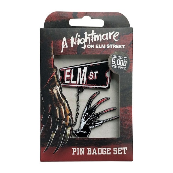Nightmare on Elm St Pin Badge Set Merchandise Zavvi US