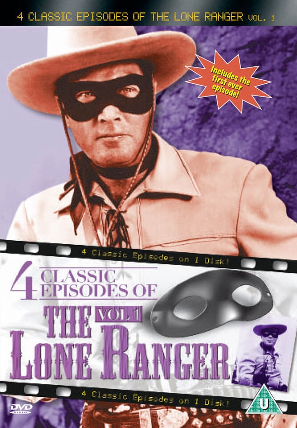 Lone Ranger - 4 Classic Episodes - Vol. 1 - Enter The Lone Ranger / The Lone Ranger Fights On / The Lone Ranger's Triumph / War Horse