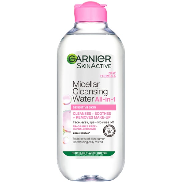 Garnier Micellar Water Range LOOKFANTASTIC UK