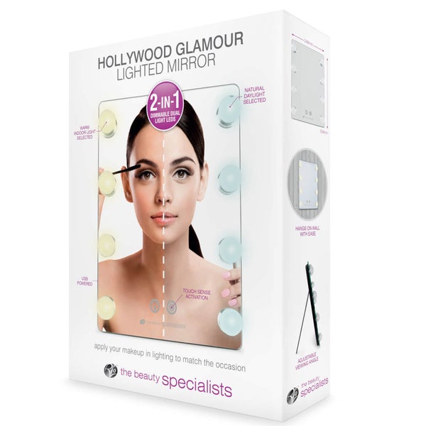 Rio HD Illuminated Makeup Mirror LOOKFANTASTIC