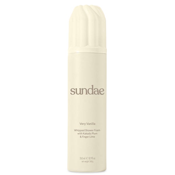 sundae very vanilla whipped shower foam 260ml