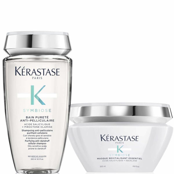 Kérastase Symbiose Moisturising AntiDandruff Cellular Shampoo, For Dry Sensitive Scalp, Prone