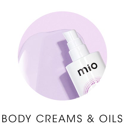 mio body cream and oils