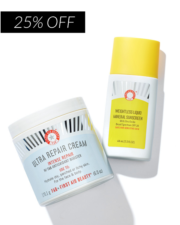 25% off First Aid Beauty