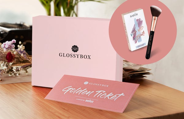 GLOSSYBOX NukundenK Box Braun Epillierer Golden Ticket