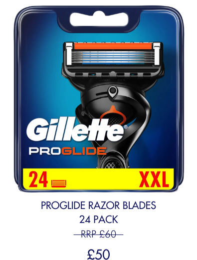 Save £10 on 24 pack of Proglide blades