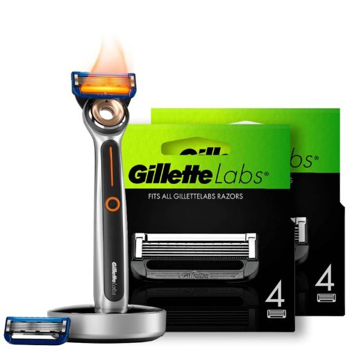 GilletteLabs Heated Razor Starter Kit + 8 Blade Refills | Gillette Labs UK